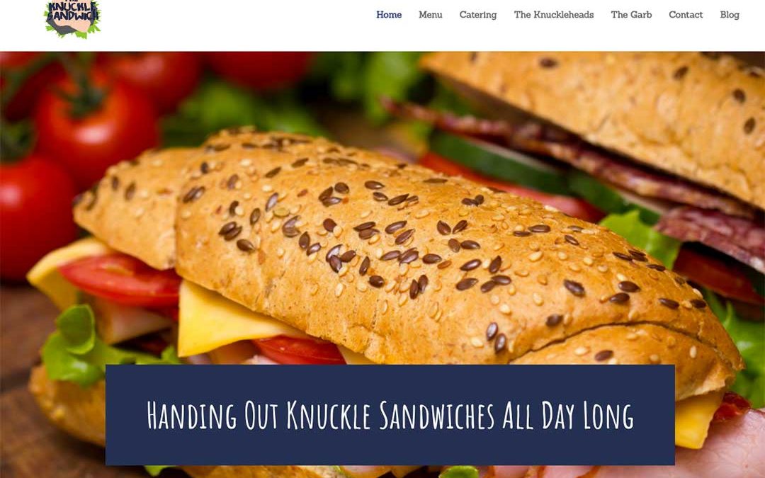 The Knuckle Sandwich Deli Website